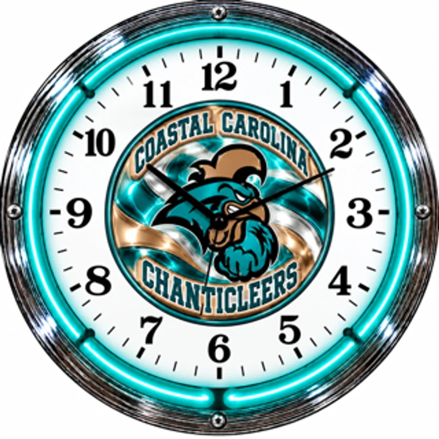 Coastal Carolina Chanticleers, Chanticleers Swirl neon clock