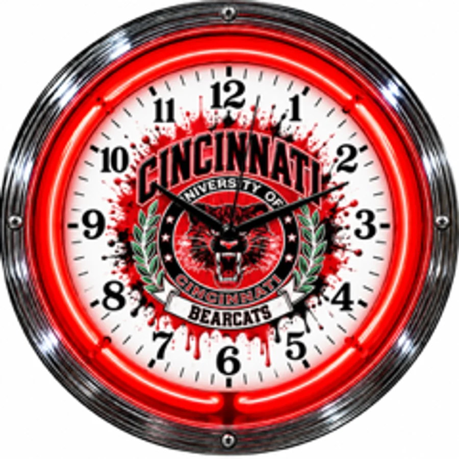 Cincinnati Bearcats, Cincinnati Bearcats neon clock