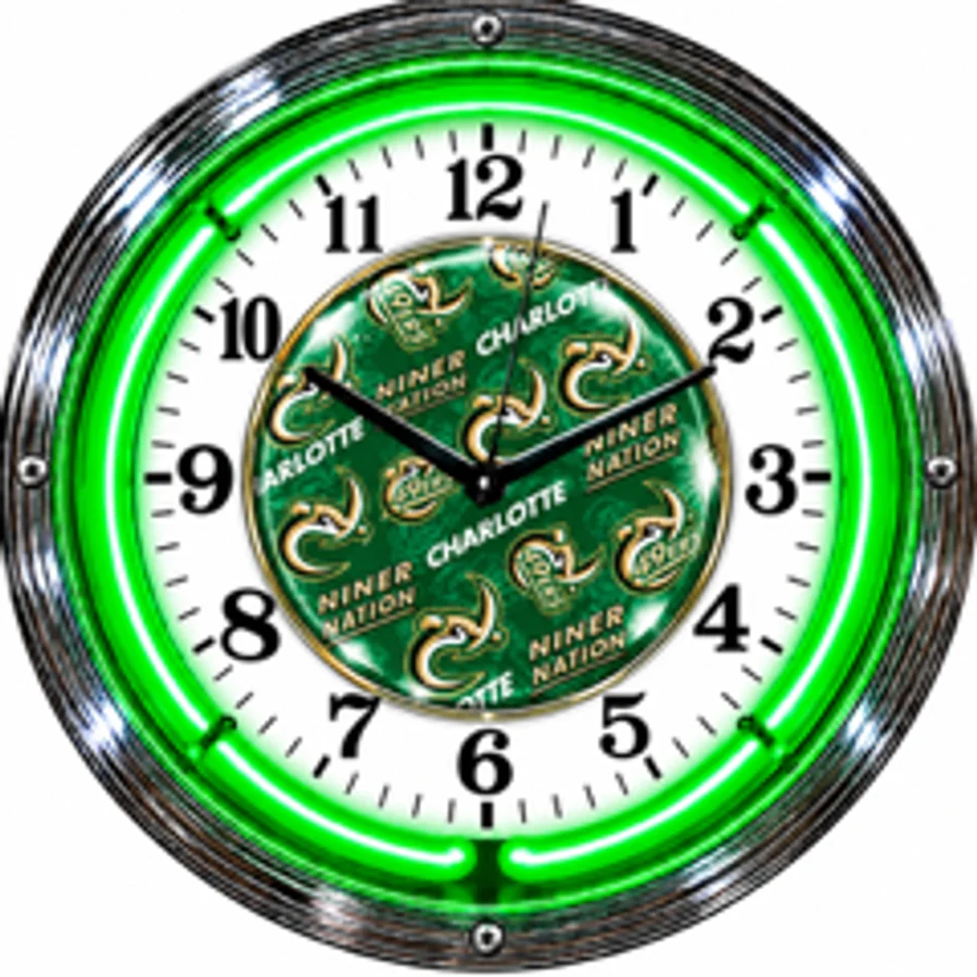 Charlotte 49ers, Niner Nation neon clock