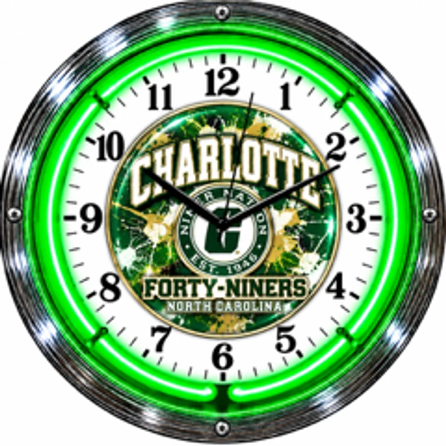 Charlotte 49ers, Charlotte Forty-Niners neon clock