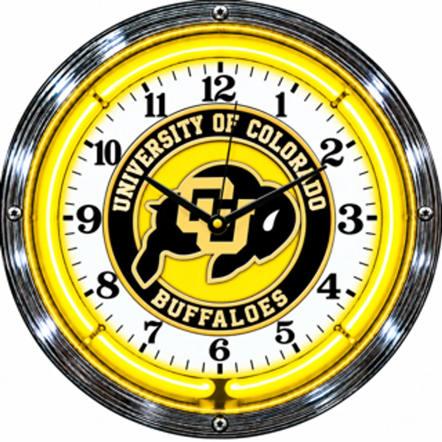 Colorado Buffaloes, University of Colorado neon clock