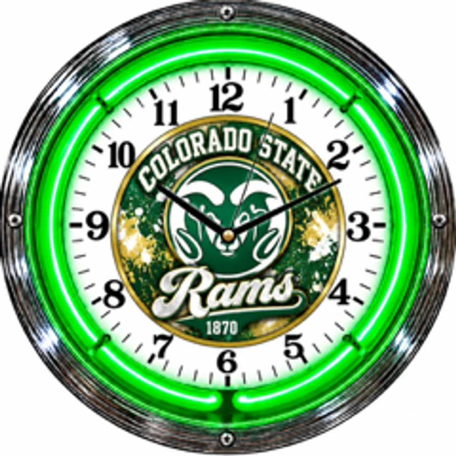 Colorado State Rams, Colorado State Rams neon clock