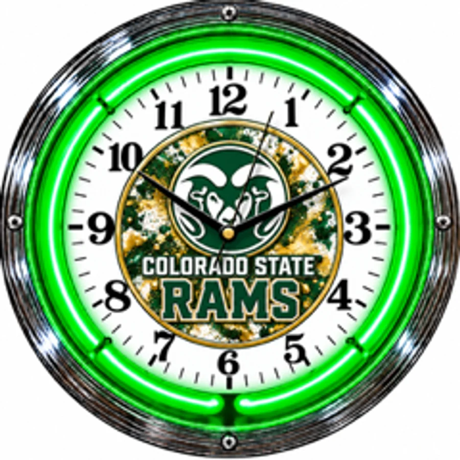 Colorado State Rams, Rams Splash neon clock