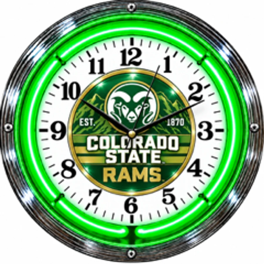 Colorado State Rams, Colorado State neon clock