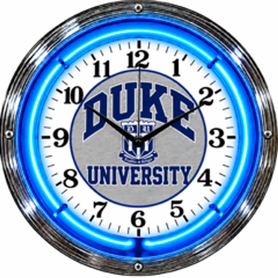 Duke Blue Devils, Duke University neon clock