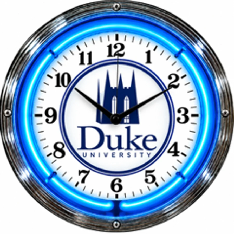 Duke Blue Devils, Duke Chapel neon clock