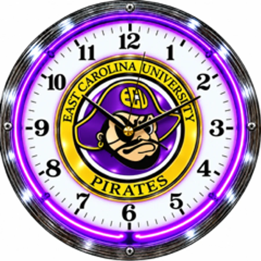 East Carolina Pirates, East Carolina University neon clock