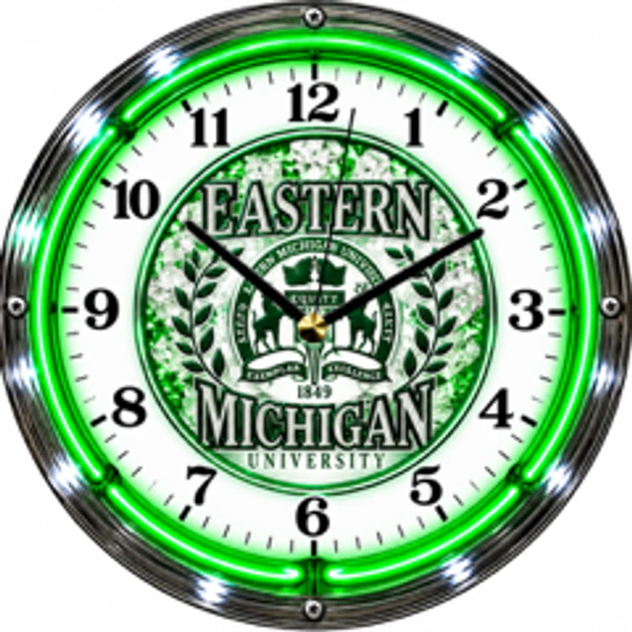 Eastern Michigan Eagles, Eastern Michigan University neon clock