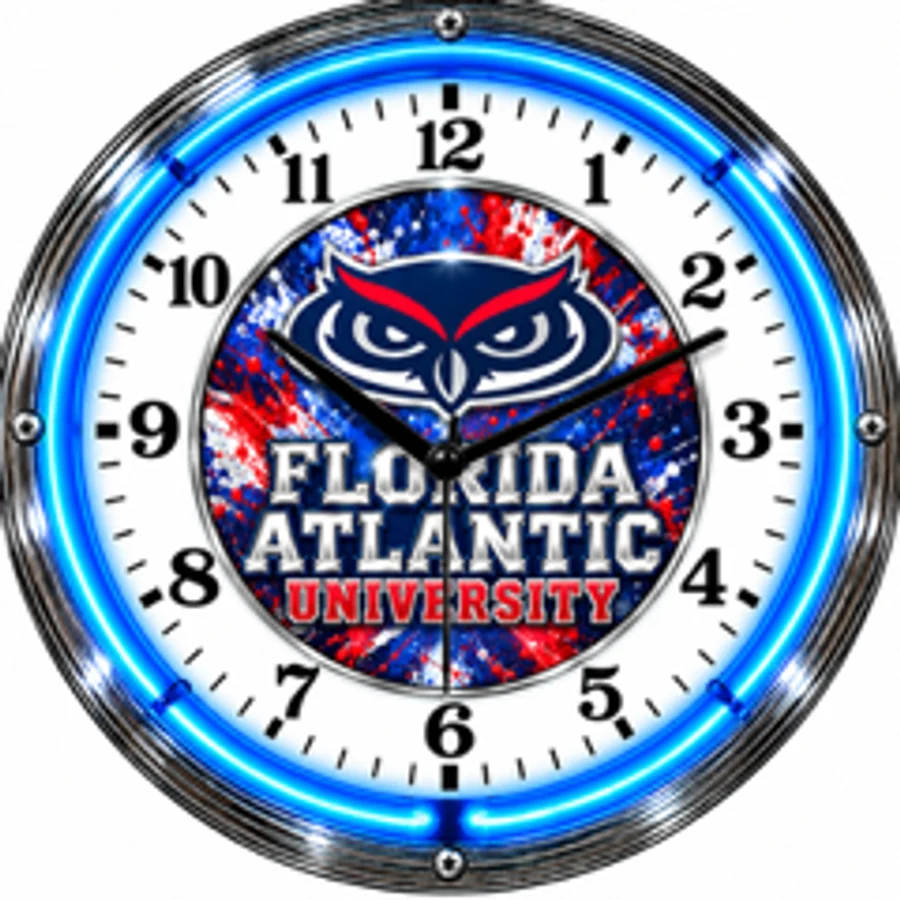 Florida Atlantic Owls, Florida Atlantic University neon clock
