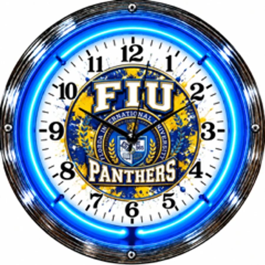Florida International Panthers, Panthers Splash neon clock
