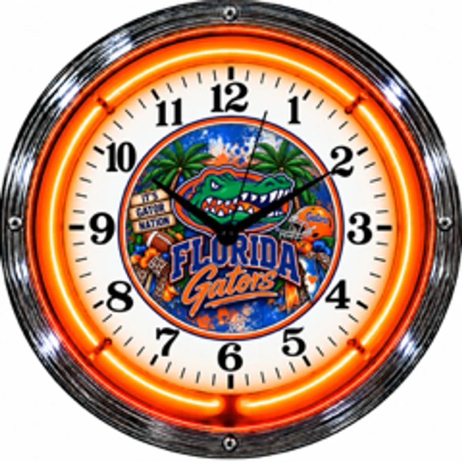 Florida Gators, Gator Nation neon clock