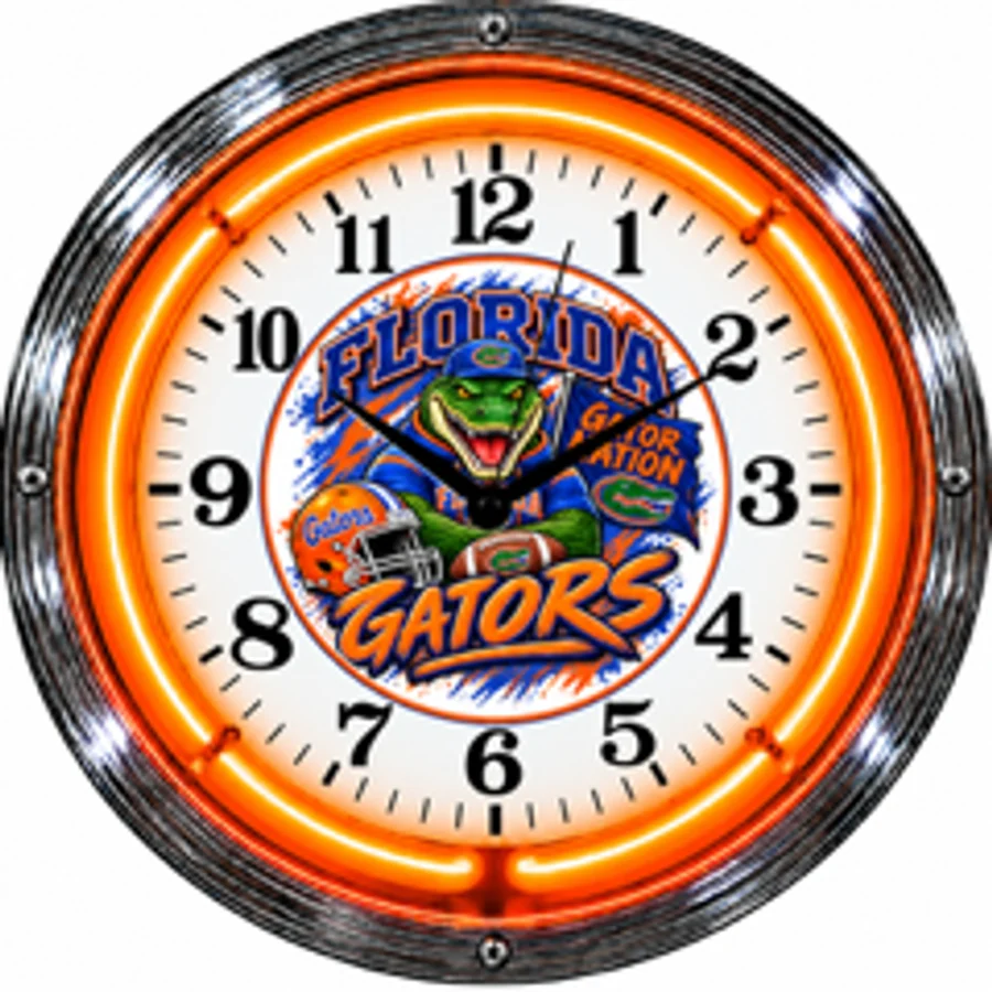 Florida Gators, Gator Football neon clock