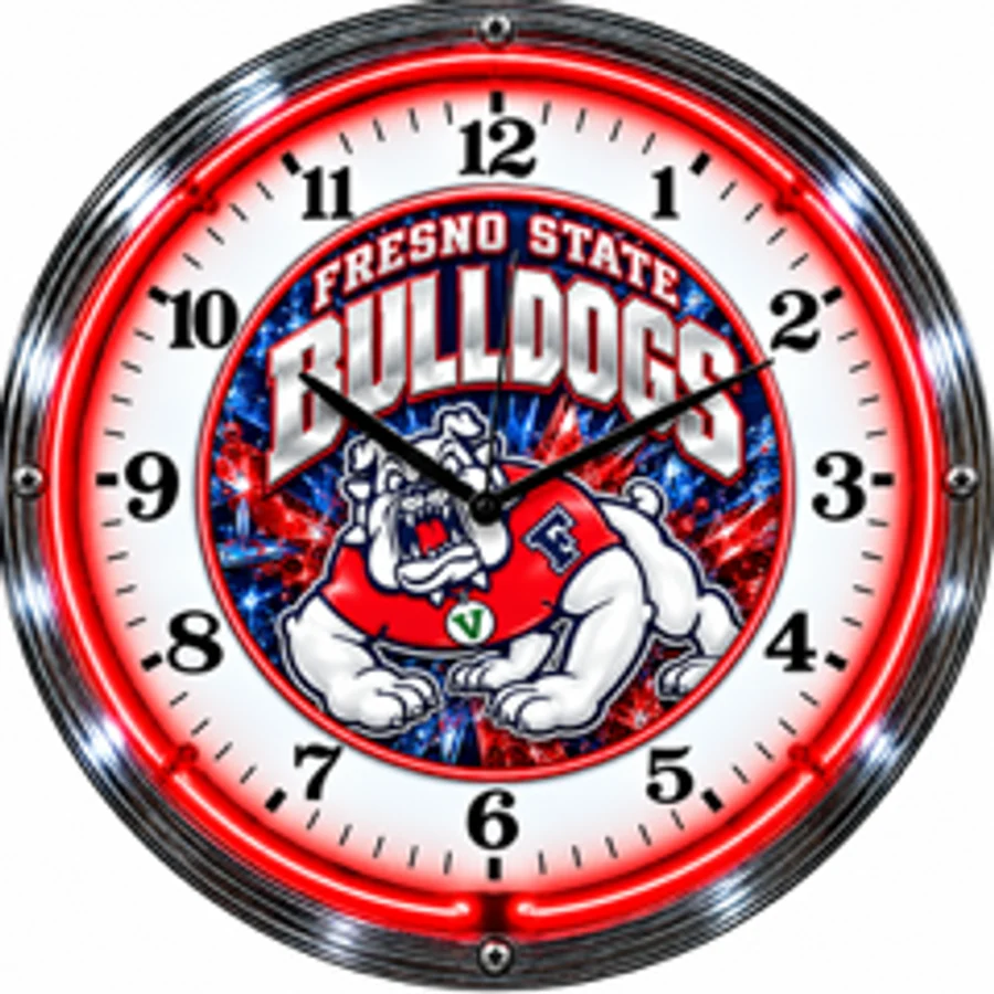 Fresno State Bulldogs, Fresno State Bulldogs neon clock