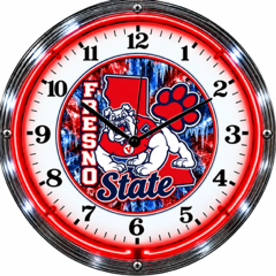 Fresno State Bulldogs, Fresno State neon clock