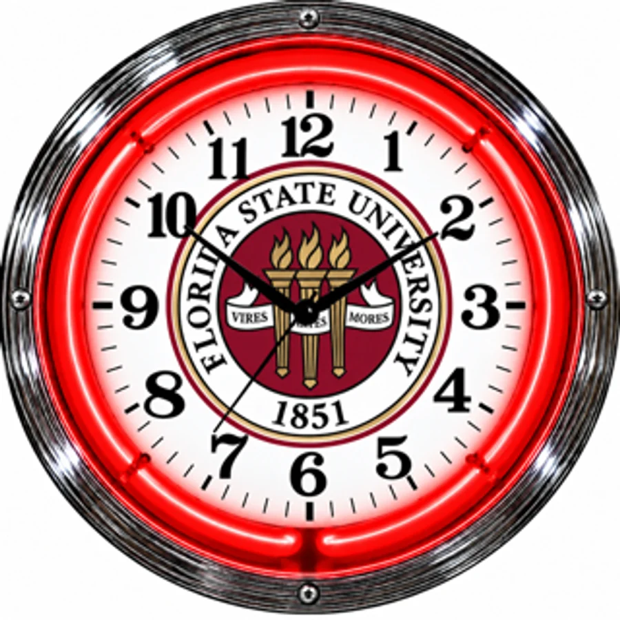 Florida State Seminoles, Florida State University Seal neon clock