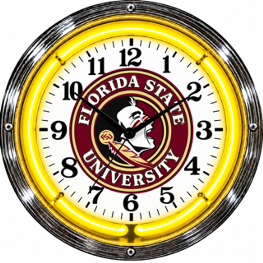 Florida State Seminoles, Florida State University neon clock