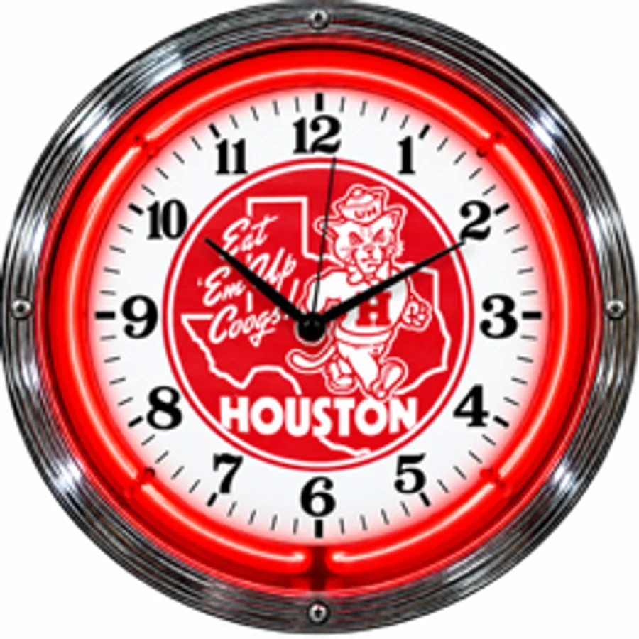 Houston Cougars, Shasta neon clock