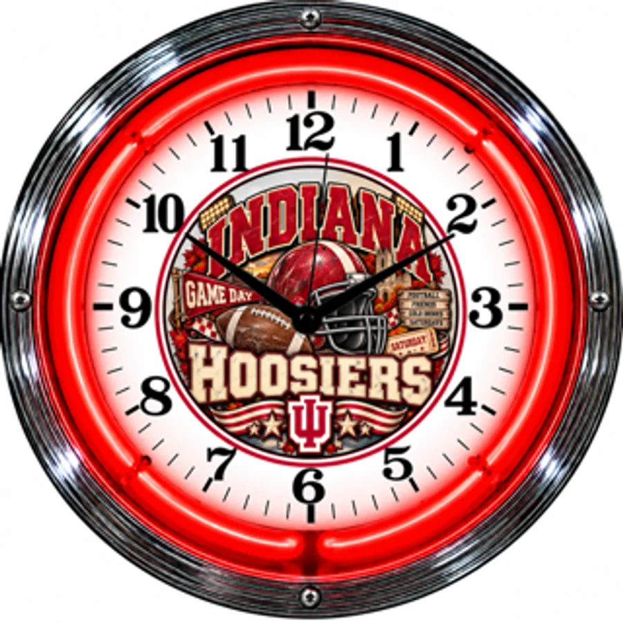 Indiana Hoosiers, Game Day neon clock