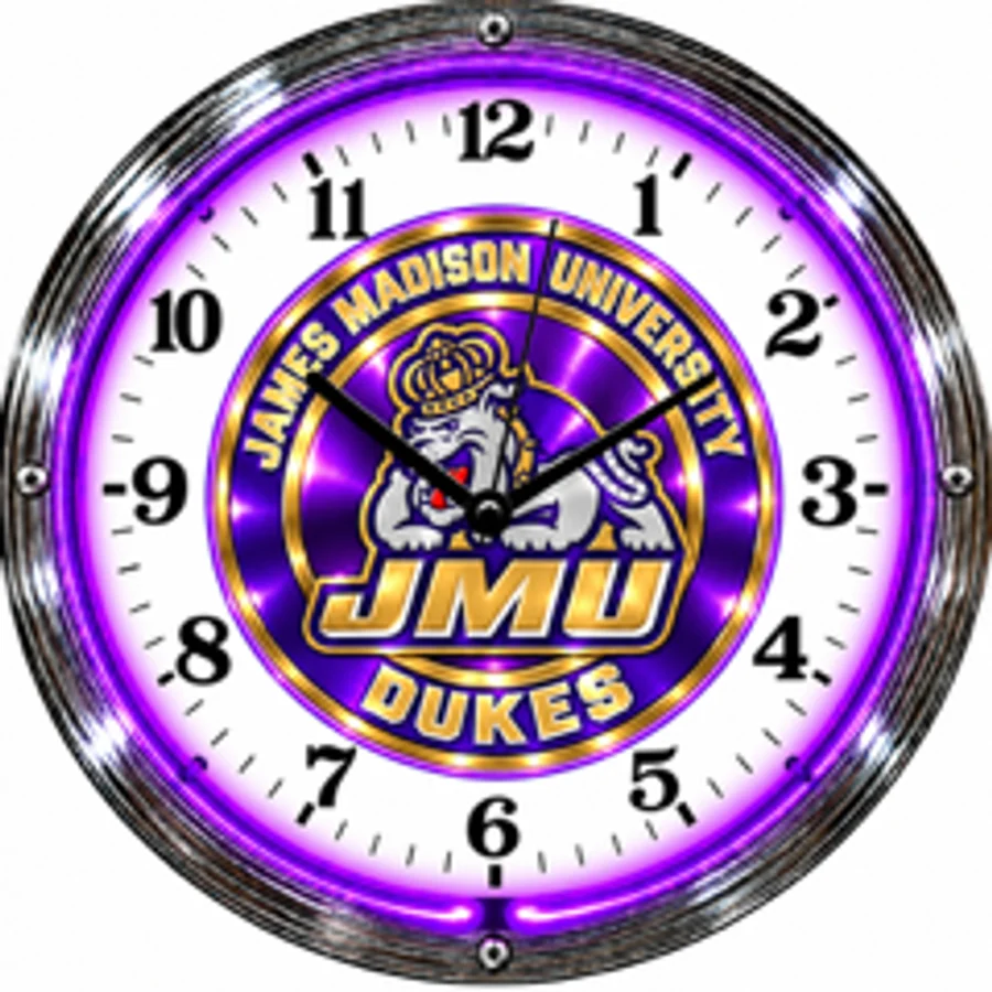 James Madison Dukes, James Madison Dukes neon clock
