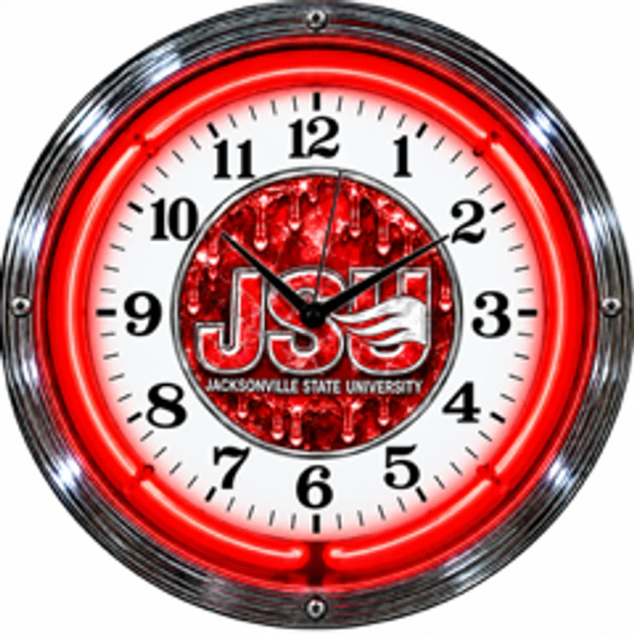 Jacksonville State Gamecocks, JSU neon clock