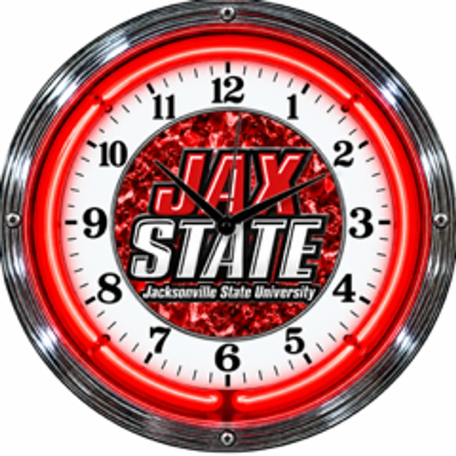 Jacksonville State Gamecocks, Jax State neon clock