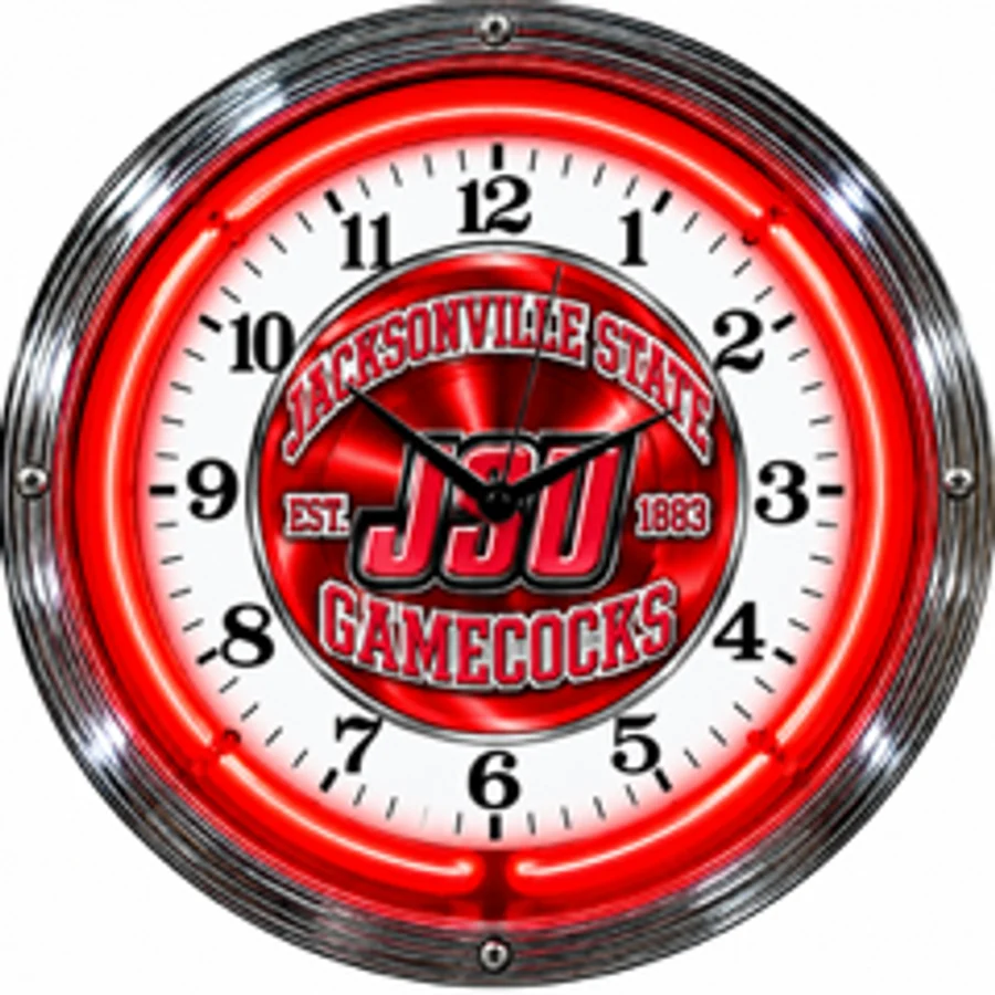 Jacksonville State Gamecocks, JSU Gamecocks neon clock
