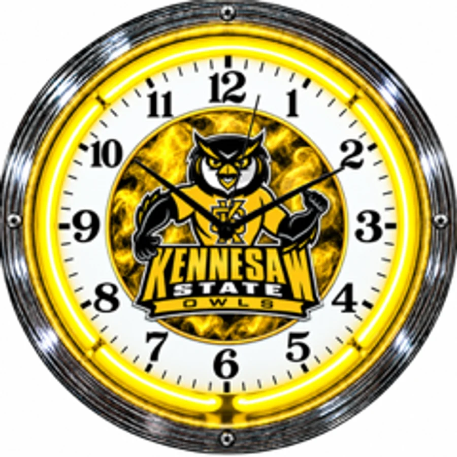 Kennesaw State Owls, Kennesaw State Owls neon clock