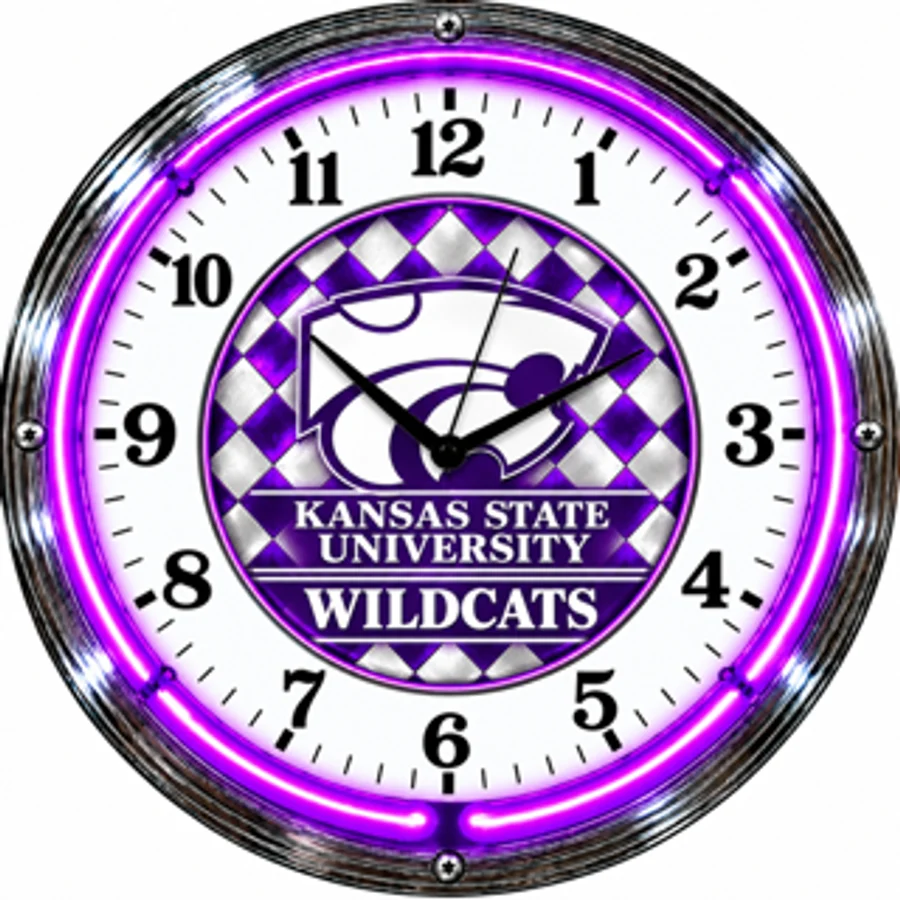 Kansas State Wildcats, Kansas State Wildcats neon clock