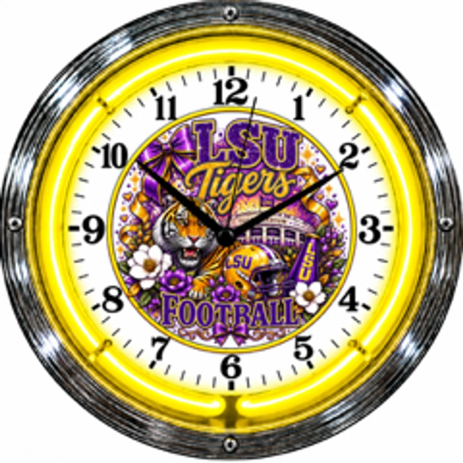 LSU Tigers, Magnolia neon clock