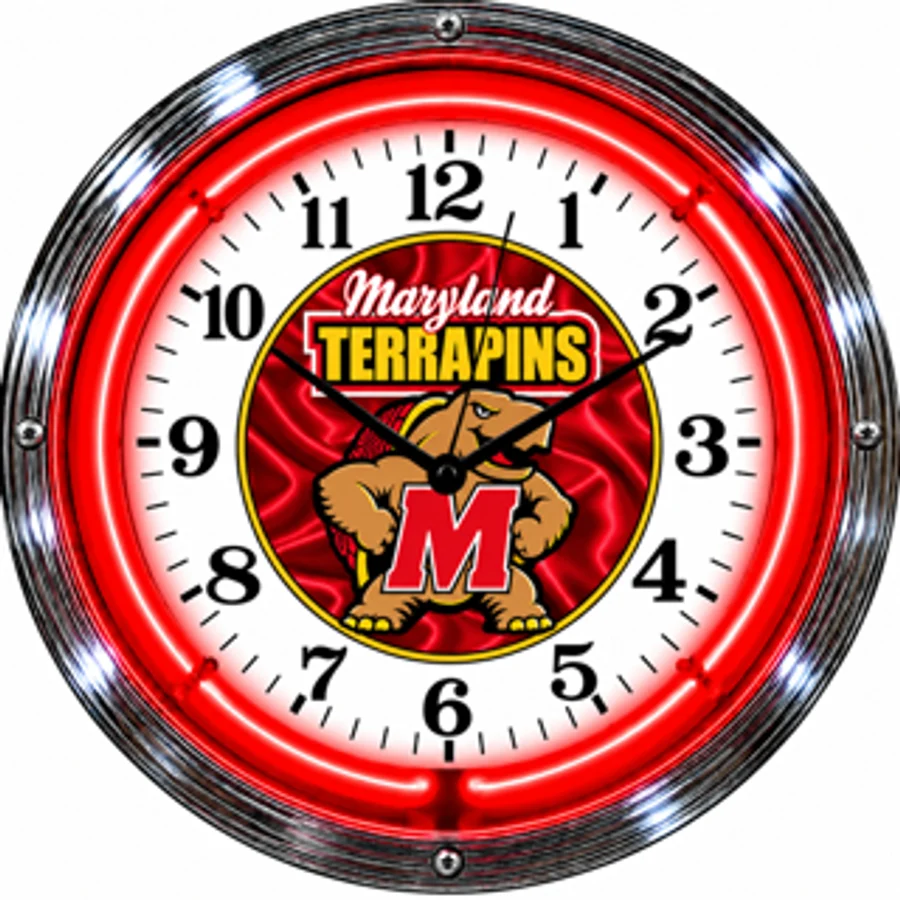Maryland Terrapins, Maryland Terrapins neon clock