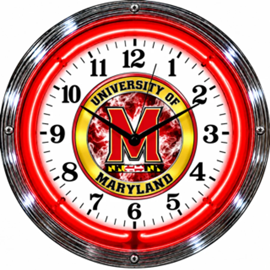 Maryland Terrapins, University of Maryland neon clock