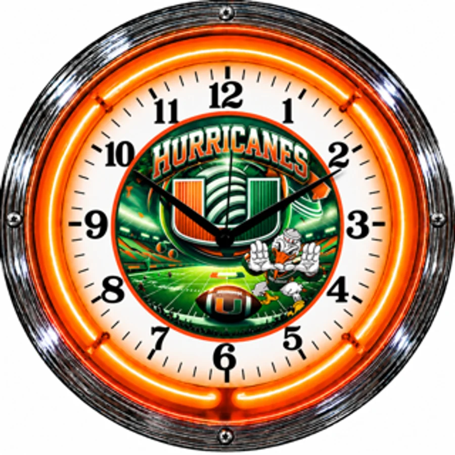 Miami Hurricanes, Hurricanes neon clock
