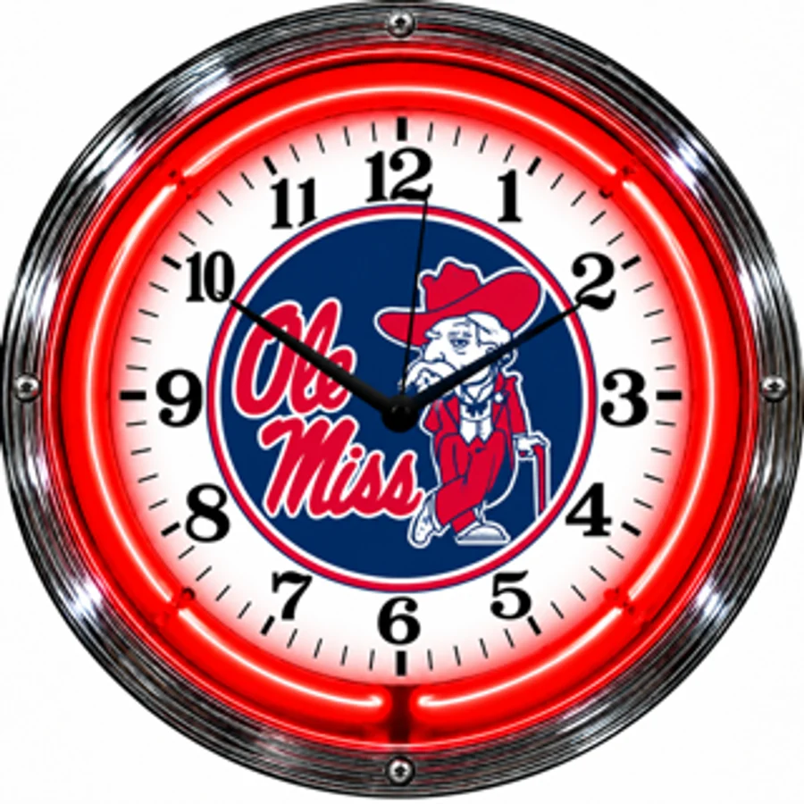 Ole Miss Rebels, Colonel Reb neon clock