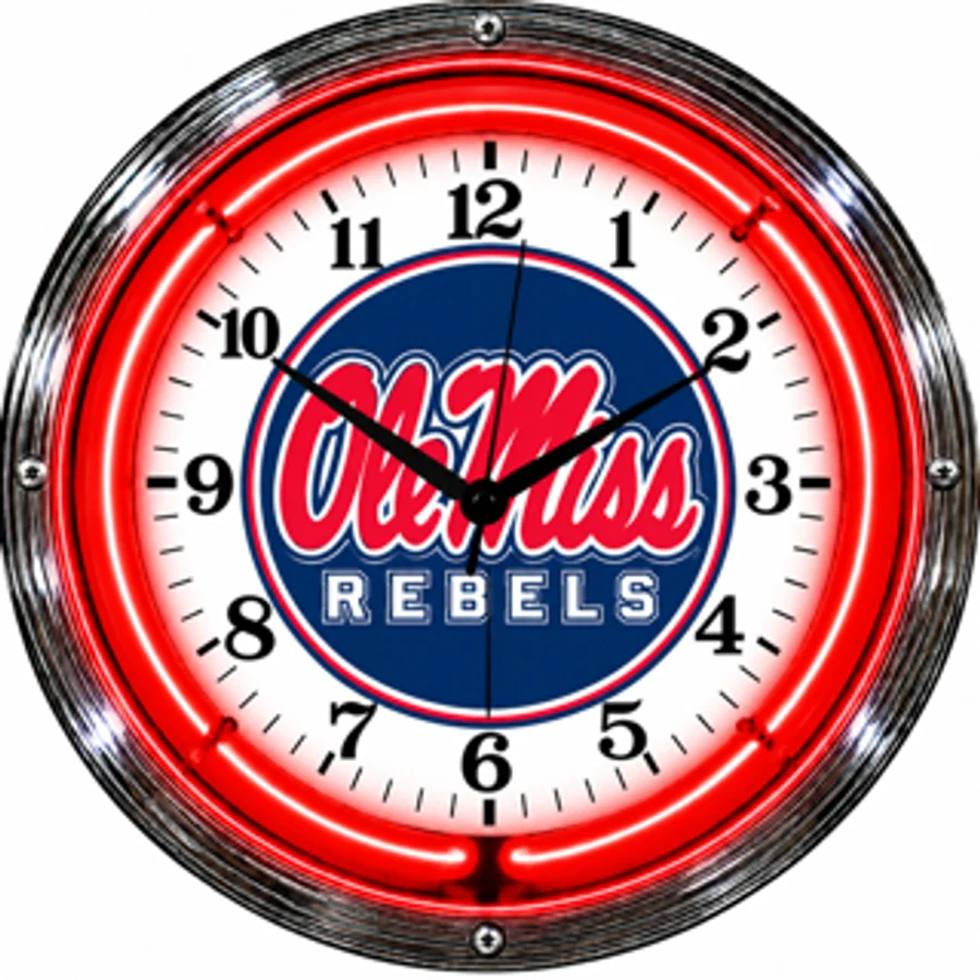 Ole Miss Rebels, Ole Miss Rebels neon clock