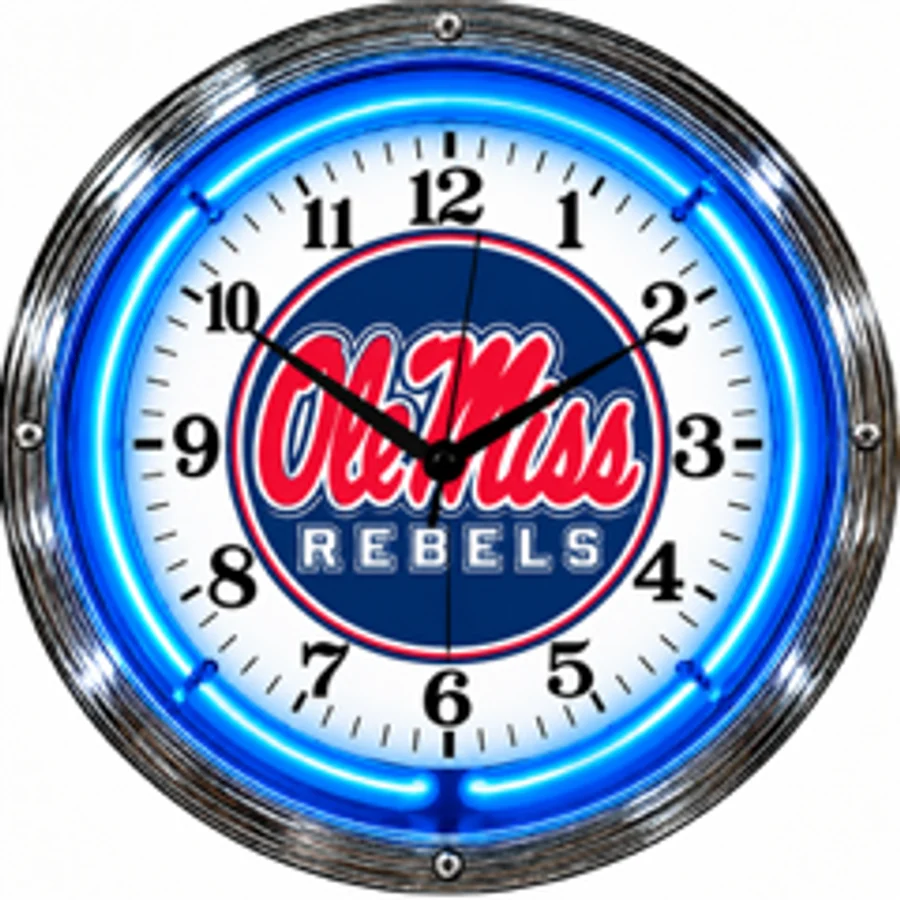 Ole Miss Rebels, Ole Miss Rebels neon clock