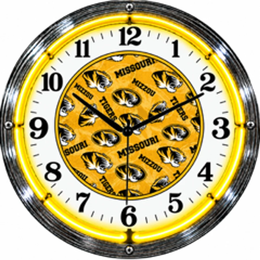 Missouri Tigers, Pattern neon clock
