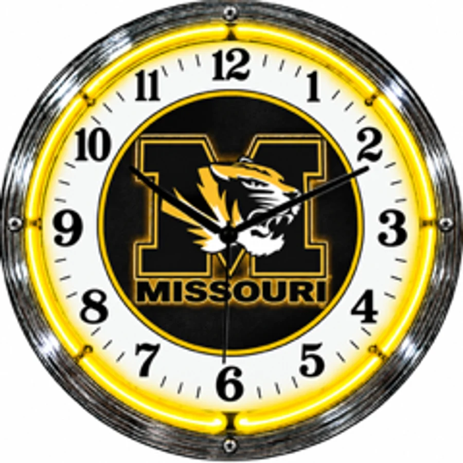 Missouri Tigers, Block M neon clock