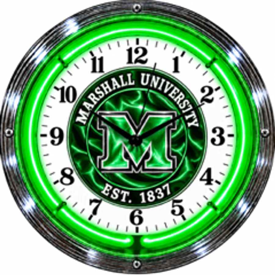 Marshall Thundering Herd, Marshall M neon clock