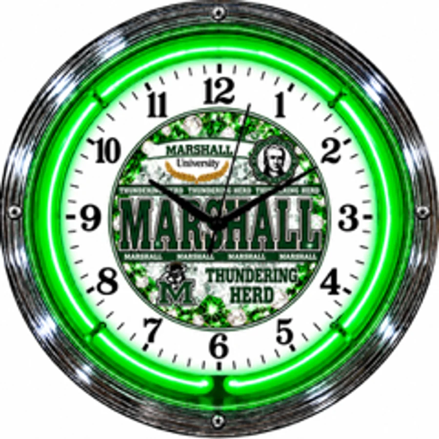 Marshall Thundering Herd, Thundering Herd neon clock