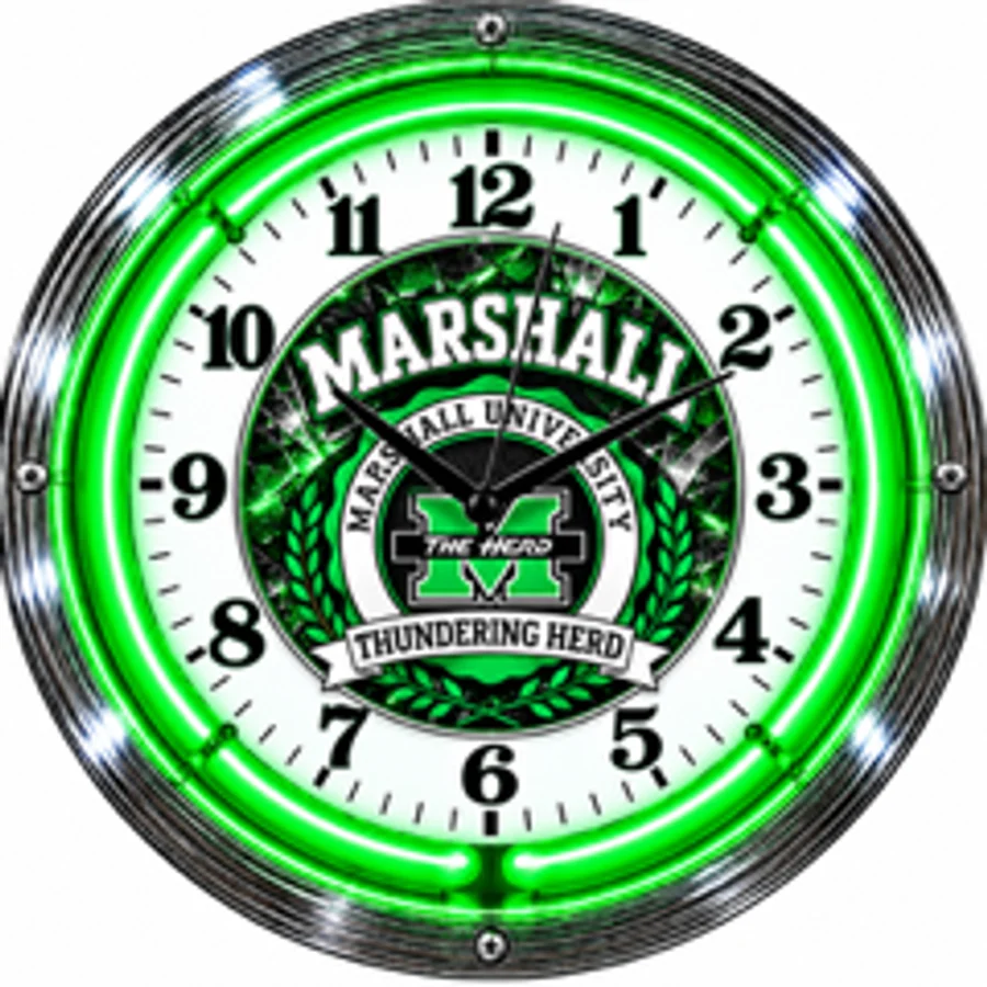 Marshall Thundering Herd, Marshall University neon clock