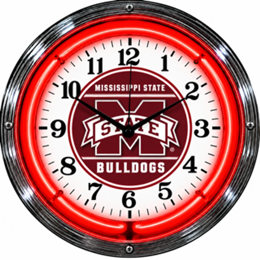 Mississippi State Bulldogs, Bulldogs neon clock