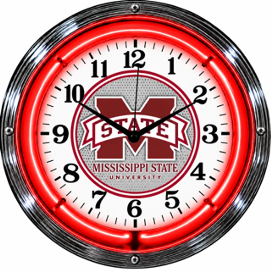 Mississippi State Bulldogs, Mississippi State University neon clock