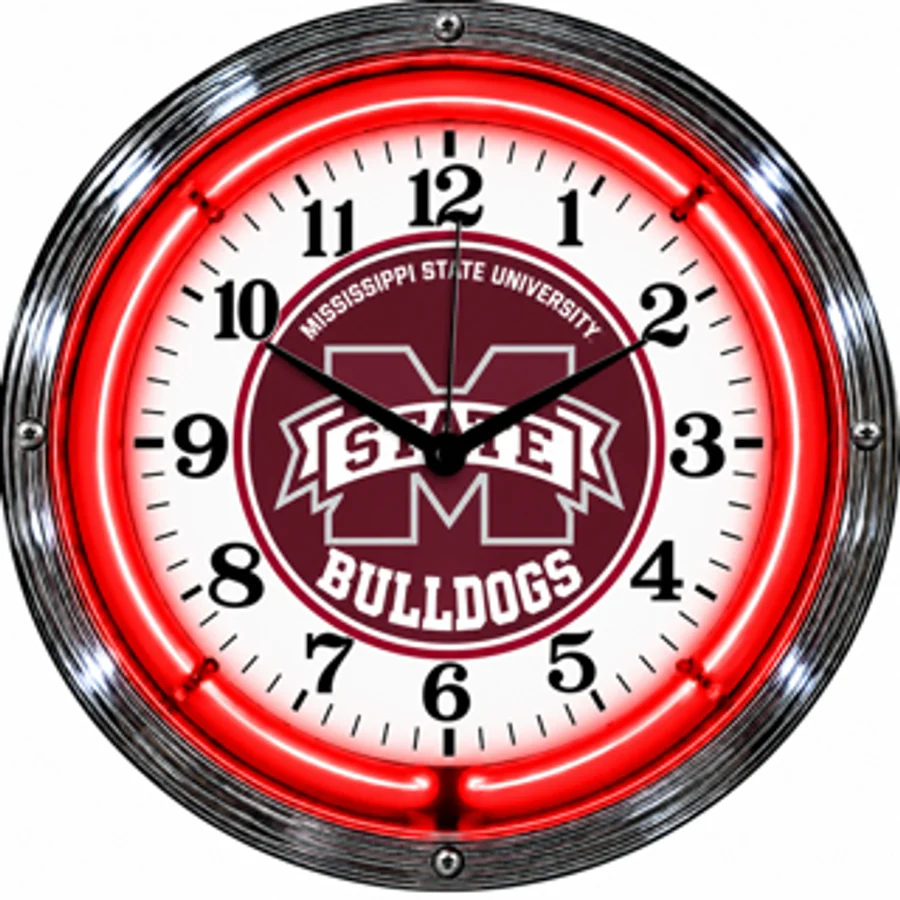 Mississippi State Bulldogs, M-State neon clock