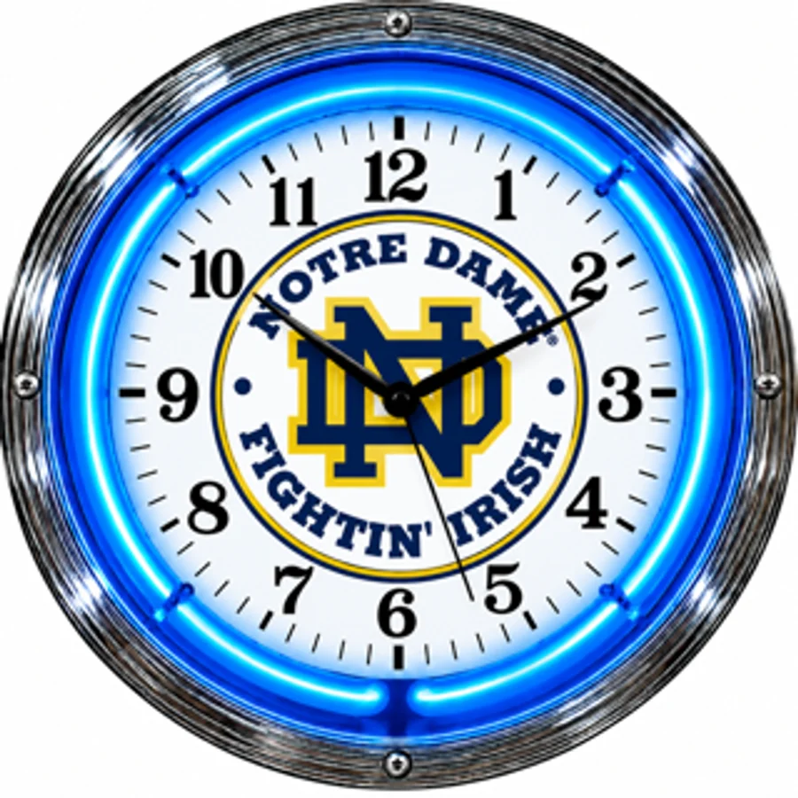 Notre Dame Fighting Irish, ND Classic neon clock