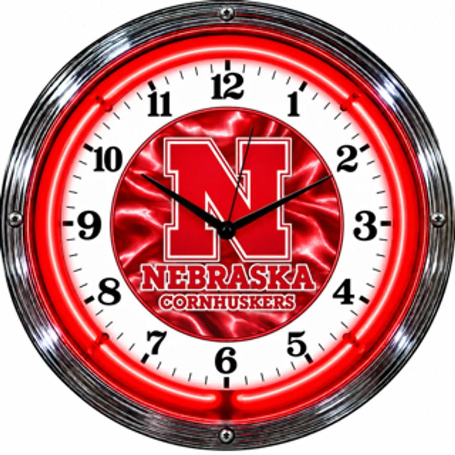 Nebraska Cornhuskers, Nebraska N neon clock