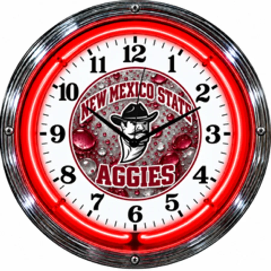 New Mexico State Aggies, Pistol Pete Aggies neon clock