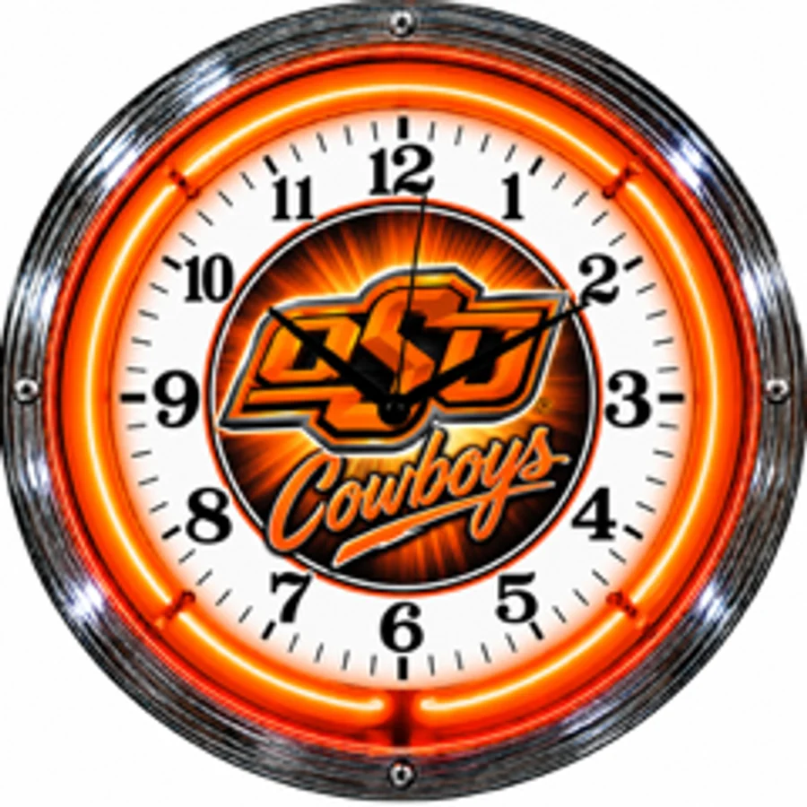 Oklahoma State Cowboys, Cowboys neon clock