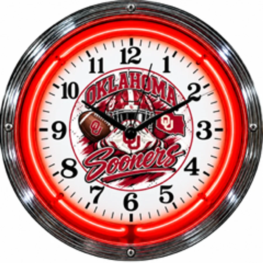 Oklahoma Sooners, Oklahoma Sooners neon clock