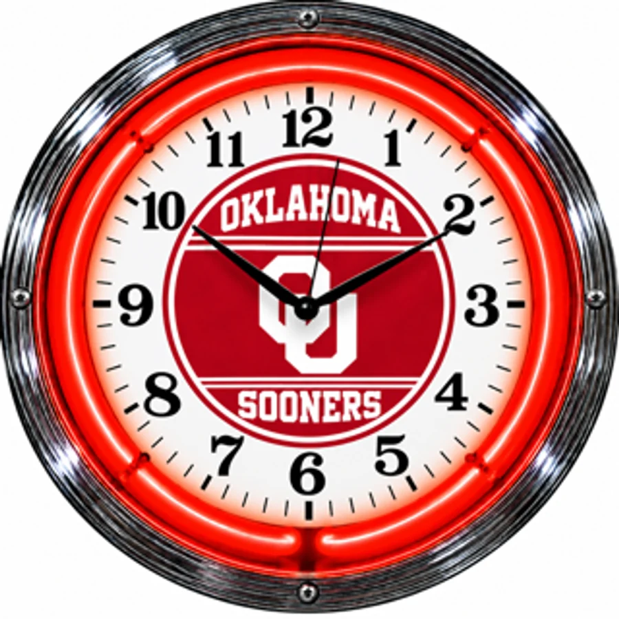 Oklahoma Sooners, Classic OU neon clock