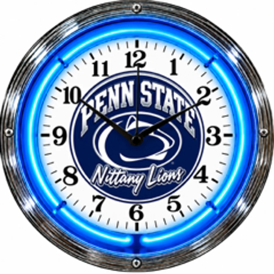 Penn State Nittany Lions, Nittany Lions Script neon clock